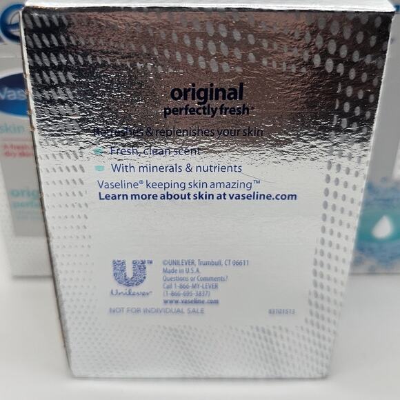 Lever 2000 Vaseline Skin Refreshing Original Bar Soap Body Wash Lot of 12 - Picture 4 of 4